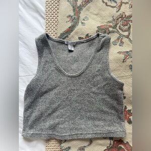 Together Heather Gray Knit Tank Top